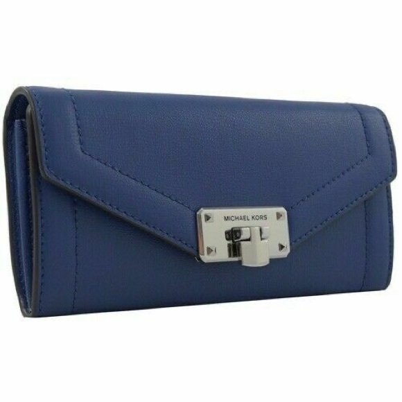 Michael Kors Navy Blue Women’s Carryall Wallet - Picture 4 of 4